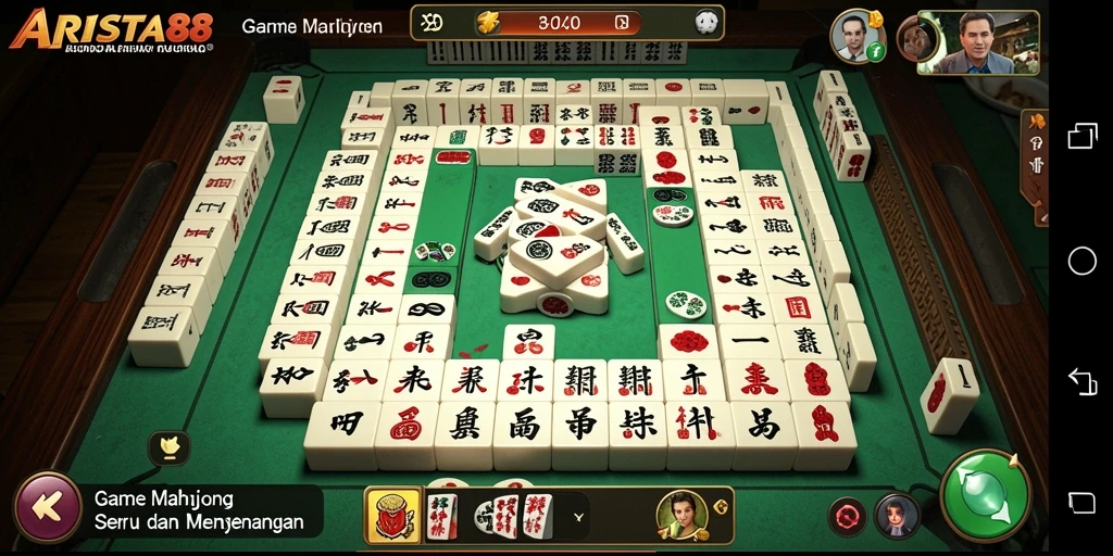 Tampilan menarik gameplay Mahjong ARISTA88 di layar perangkat Anda.