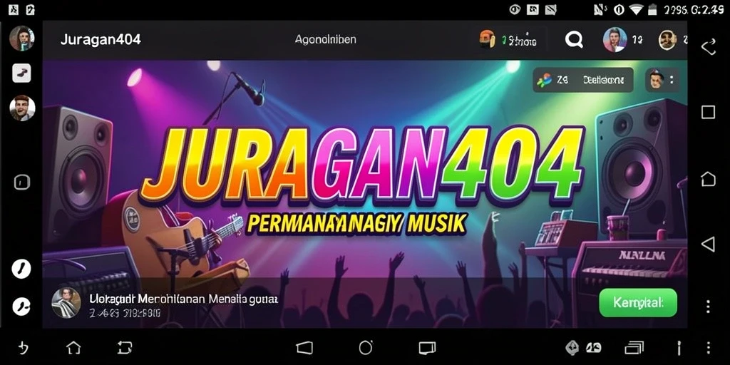 Tampilan menarik dari gameplay JURAGAN404 yang penuh warna dan interaktif.