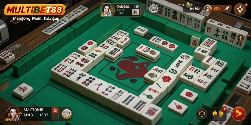 Tampilan gameplay menarik dari MULTIBET88 dengan elemen Mahjong.