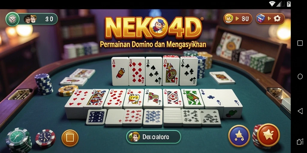 Gameplay seru dan menarik di NEKO4D, permainan domino terbaik.