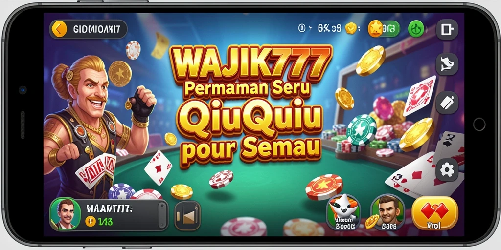 Tampilan seru gameplay QiuQiu di WAJIK777.